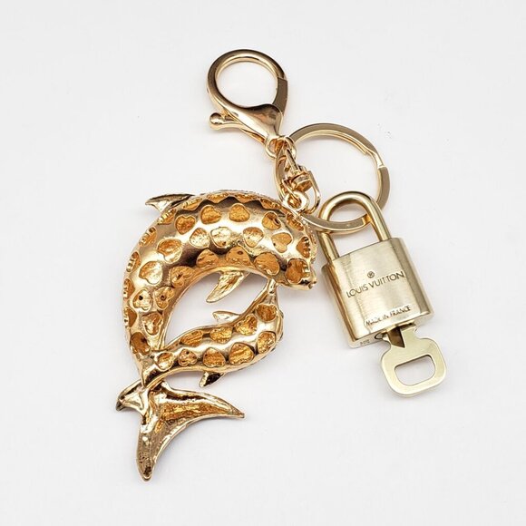 Authentic Louis Vuitton Lock & Key with unbranded Bagcharm, Keycharm, Keychain - Picture 6 of 8